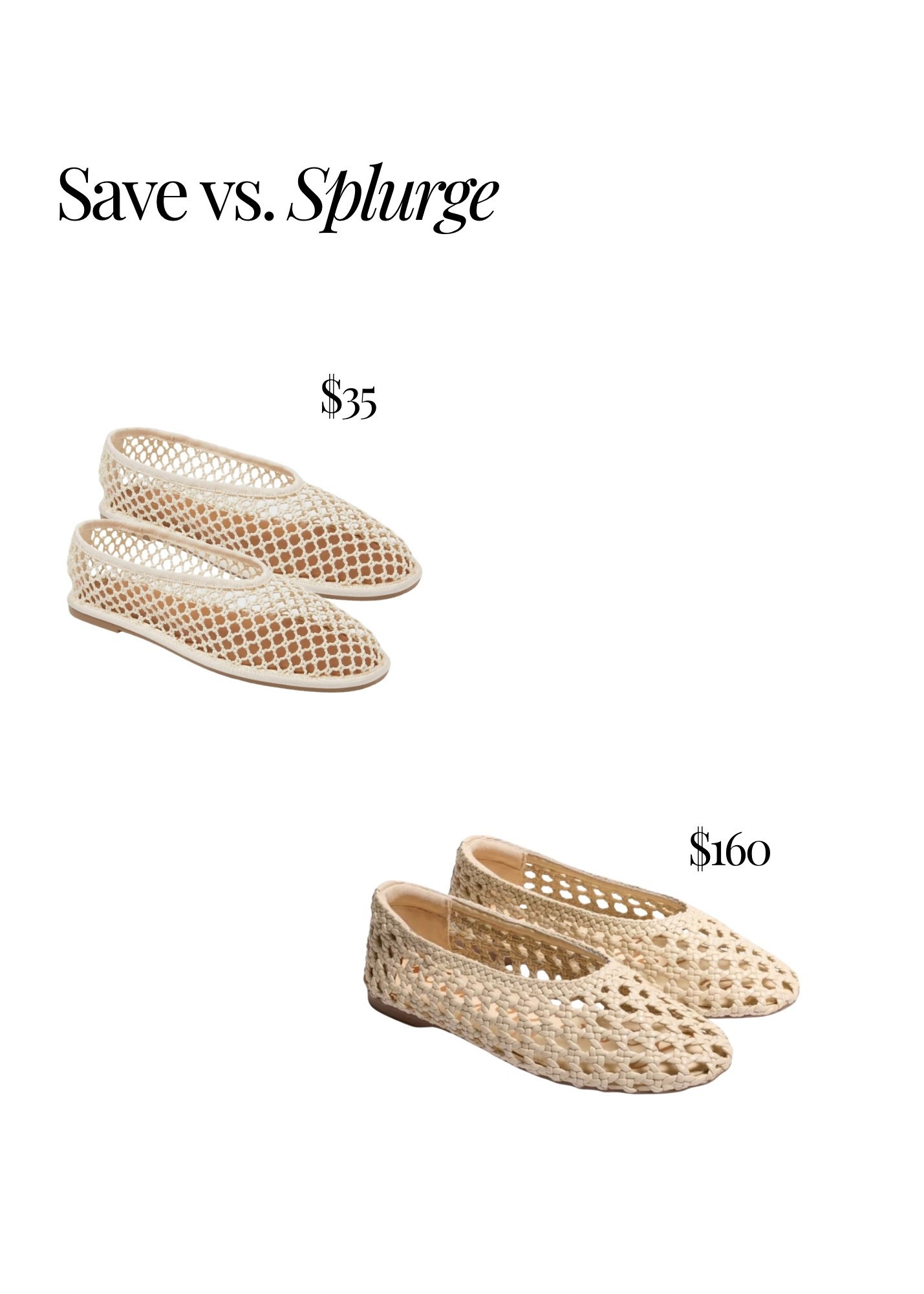 Save vs. Splurge 

#shoes

#LTKSaleAlert #LTKSeasonal