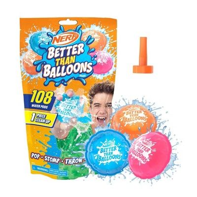 NERF Better Than Balloons Water Pods - 108pk | Target