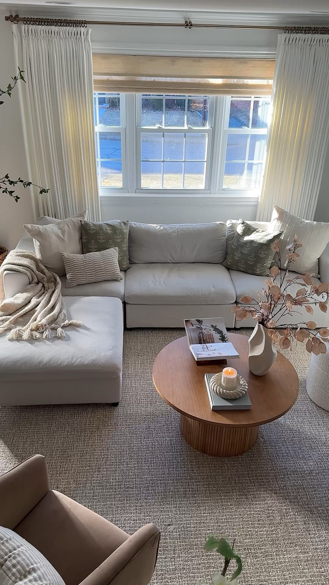 The custom curtains are an absolute must for your home! I love how easy it easy to customize it to your space and it’s budget friendly! 

Here is exactly how I got this  look: 

▫️Isabella Heavyweight Cotton
(4) panels 90 length x 60 wide
▫️Triple pleat
▫️Memory shaped
▫️Color: Beige White 
▫️Blackout Lining

I also purchased these brass rods with curtain rings from Amazon, and it’s the perfect combo for a timeless & elevated look! 

Custom curtains, neutral curtains, two pages curtains, neutral living room, living room Inspo 🤎

#LTKStyleTip #LTKHome #LTKMostLoved