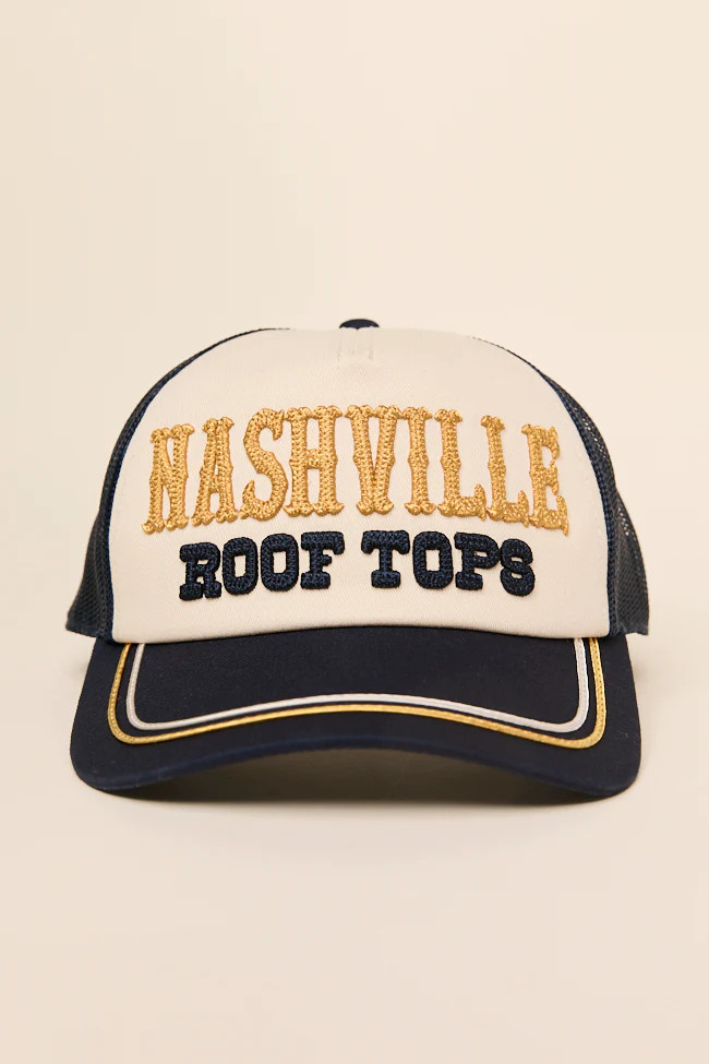Nashville Roof Tops Trucker Hat | Pink Lily