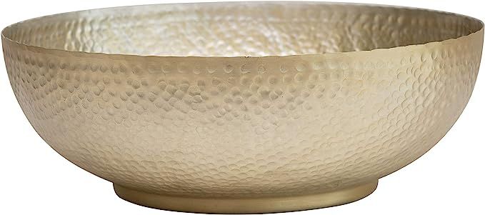 Bloomingville Gold Hammered Aluminum Bowl | Amazon (US)