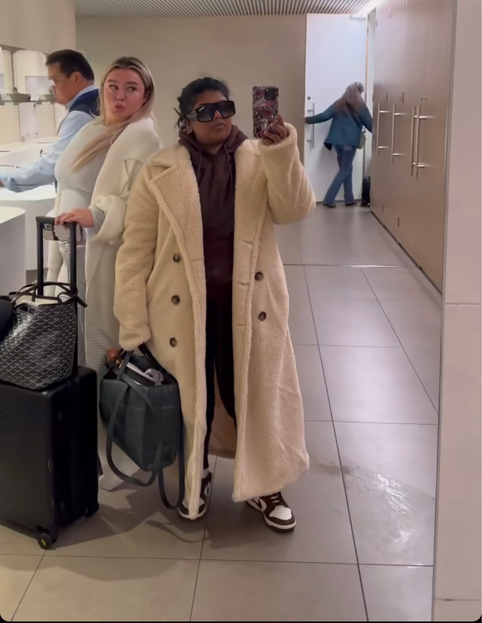 Remi x Revolve Ricky Cream Coat