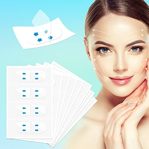 Face Tape Lifting Invisible,Face Lift Tape Invisible,156PCS Turkey Neck Tape Facelift Tape for Face Lifter Tape for Makeup Instant Face Lift Facial Tape for Double Chin Jowls Eyes Sagging Skin Women | Amazon (US)