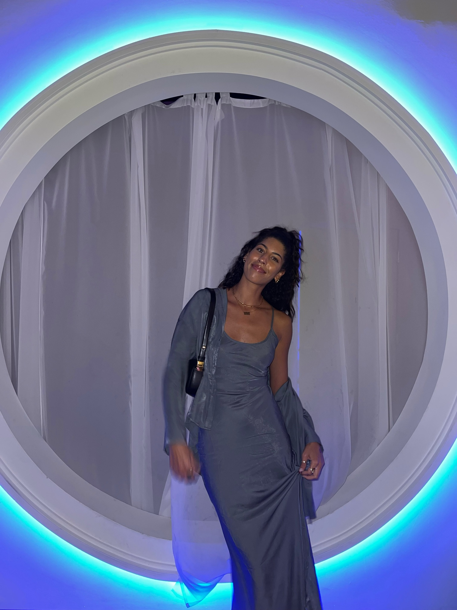 grey maxi dress set 🪩