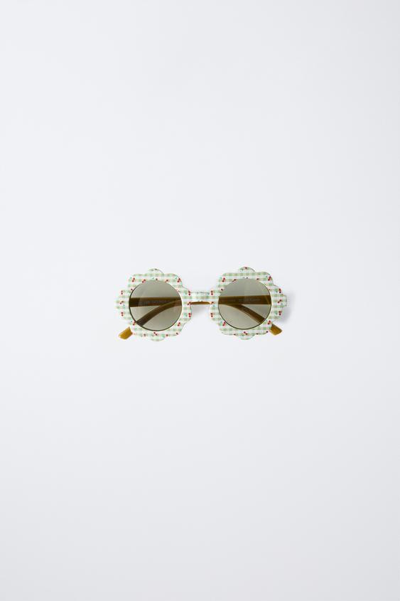 CHERRY PRINT FLOWER SUNGLASSES | Zara UK