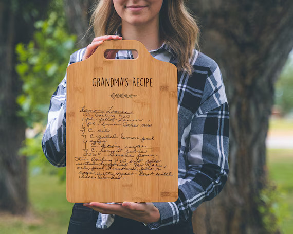 recipe cutting board, customized recipe cutting board, personalized cutting board recipe, recipe ... | Etsy (US)