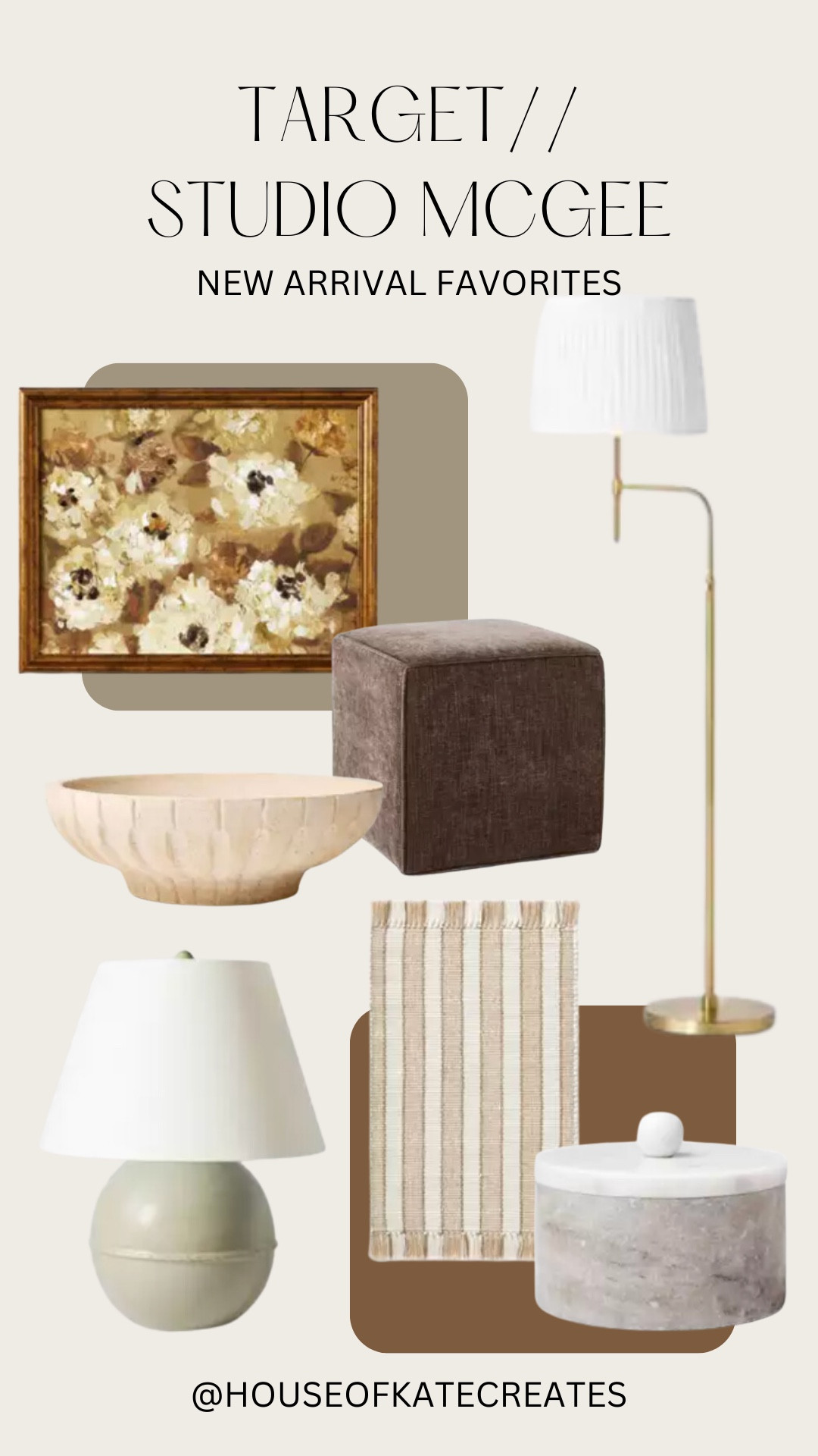 Some of my new favorites from the recent studio McGee drop at Target!

#LTKhome