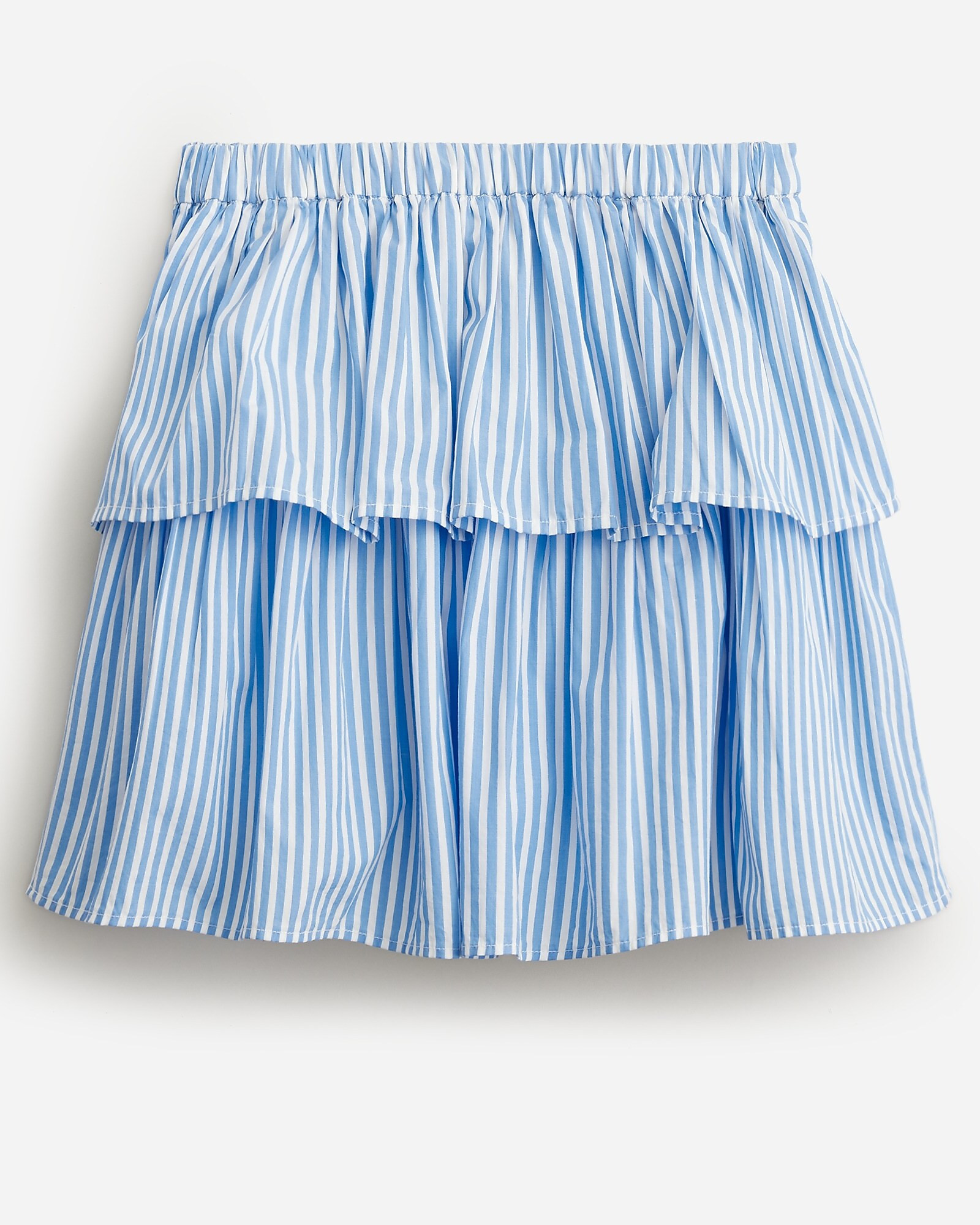 Girls' tiered skirt in stripe | J. Crew US
