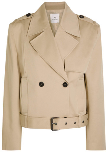Double-breasted cotton trench jacket | Harvey Nichols