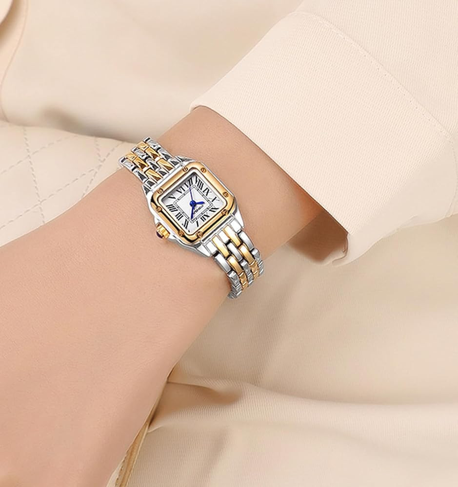 Women's Temperament Square Dial Waterproof Quartz Watches | Amazon (US)