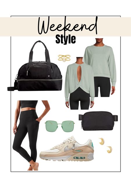 Weekend outfit inspo, travel style, carry-on bag, belt, bag, Nike sneakers, mom on the go 

#LTKfit #LTKstyletip #LTKtravel