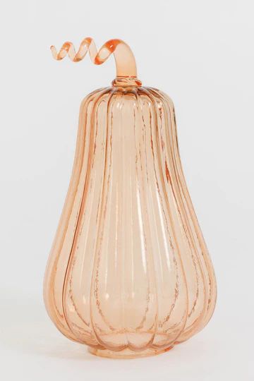 5.5x10" Glass Gourd - Tan | Rachel Parcell