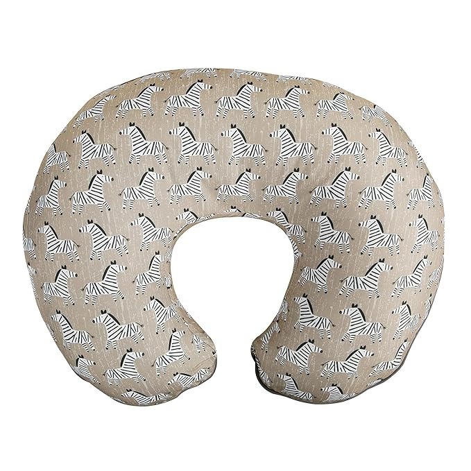 Boppy Nursing Pillow Cover Premium, Sand Zebra Parade, Soft, Quick-Dry Microfiber Fabric, Fits Bo... | Amazon (US)