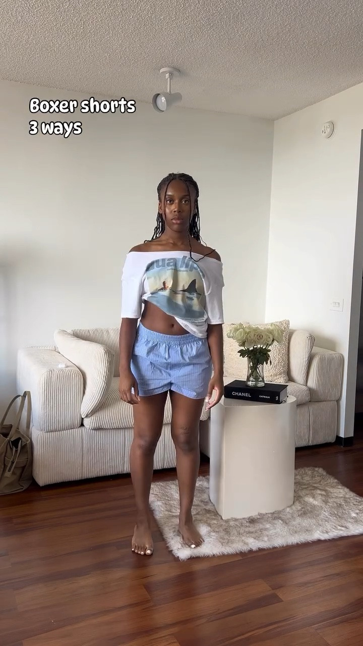 
boxer shorts. outfit inspo. streetwear outfit. zara outfits. wet tank. leather jacket. ootd. explore. pinterest aesthetic. summer outfit. summer style. going out. #outfitinspiration #summervibes #shortsoutfit #summeroutfitinspo #streetstyle #explore #streetwear #sanainasheaa #wettanktop #zara #zaraoutfits #nike #leatherjacket #collegefashionista #collegestudent

#LTKStyleTip #LTKVideo #LTKSeasonal