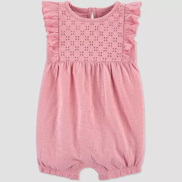 Baby Girls' One Piece Dusty Romper - Just One You® made by carter's Pink | Target