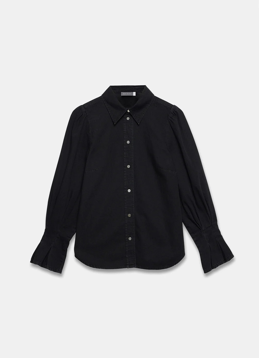 Washed Black Denim Shirt | Mint Velvet