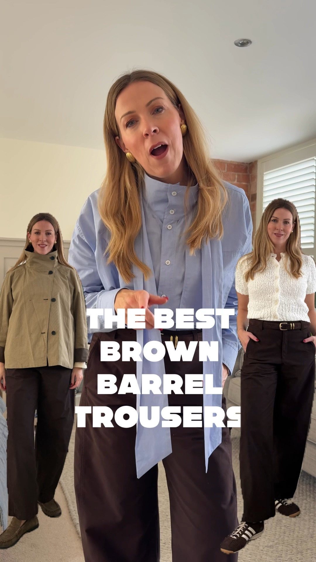 The best brown barrel leg trouser 

Work trousers, spring trouser  

#LTKspringtrends #LTKspring #LTKuk