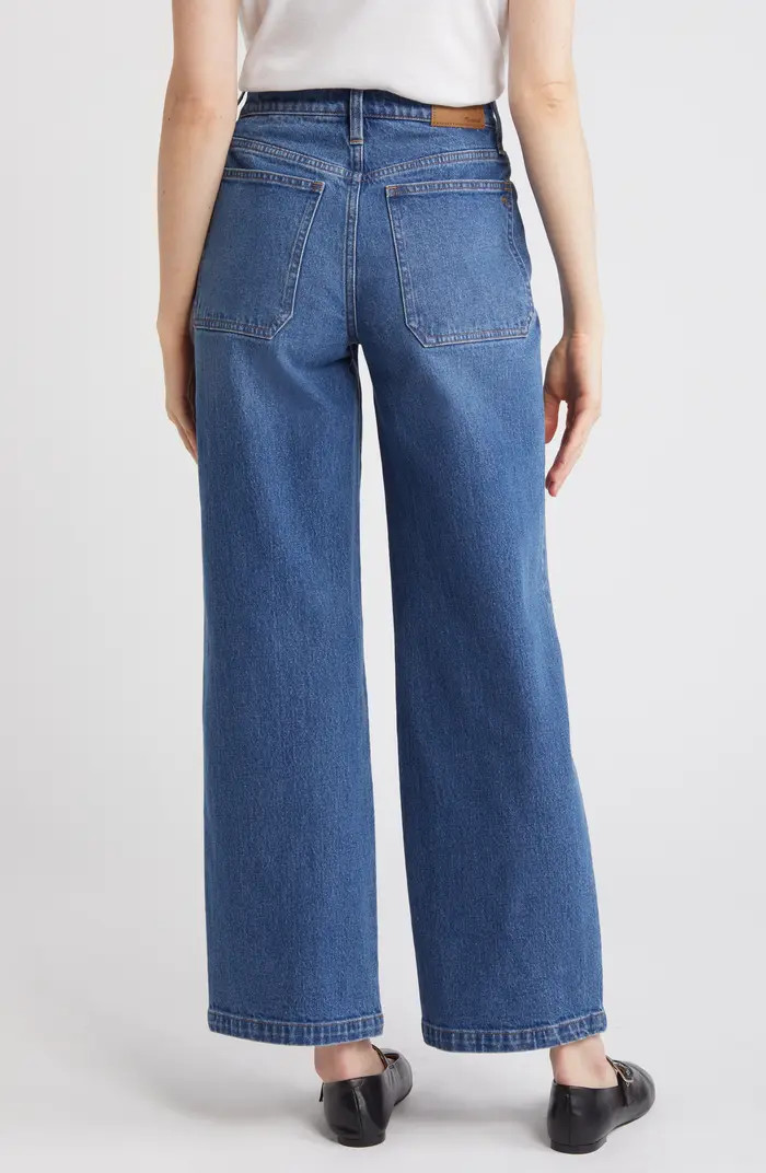 Madewell The Perfect Vintage Patch Pocket Wide Leg Jeans | Nordstrom | Nordstrom