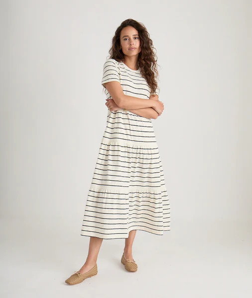 Vintage Slub Midi Dress | Marine Layer
