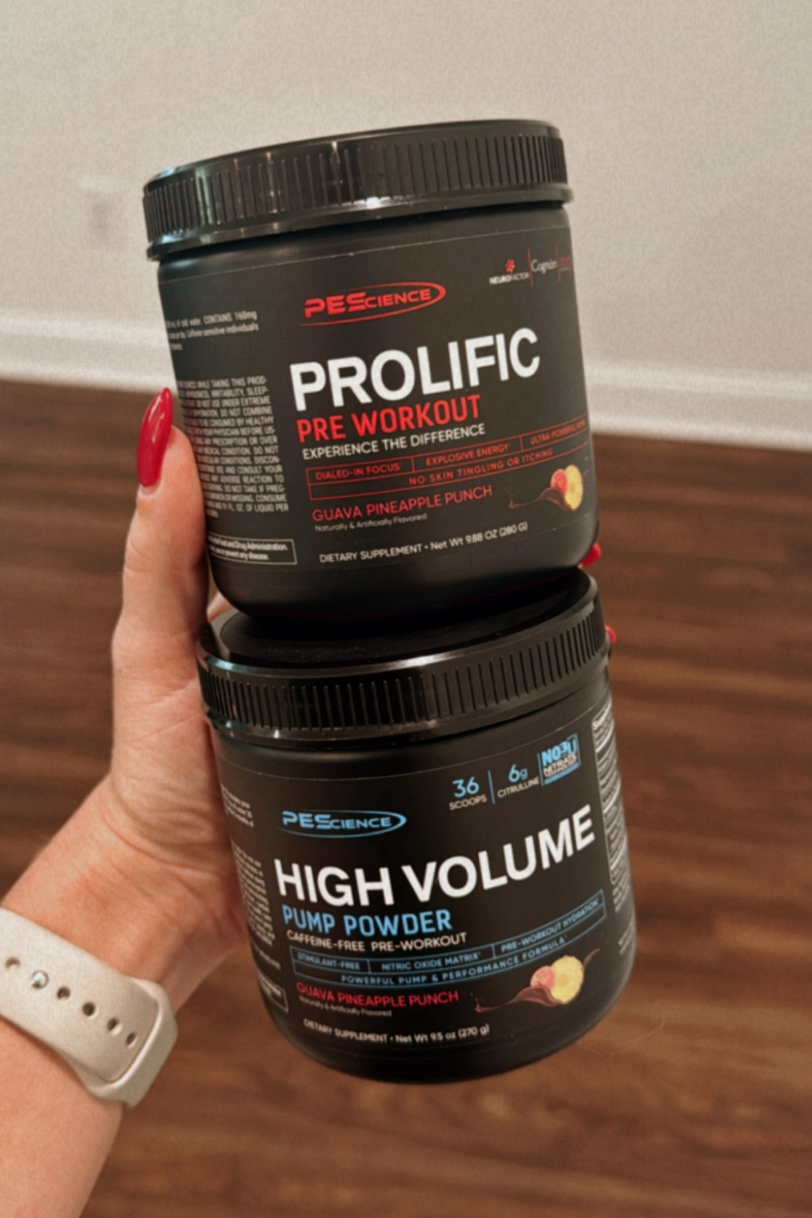 Current preworkout stack - loving this new flavor! 🍍💪🏼

#LTKFindsUnder100 #LTKFitness #LTKActive