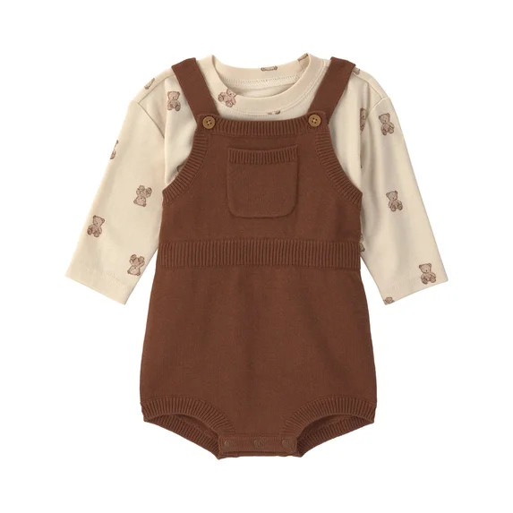 Carter's Child of Mine Baby Boy Jumpsuit Outfit Set, 2-Piece, Sizes 0/3-24 Months | Walmart (US)