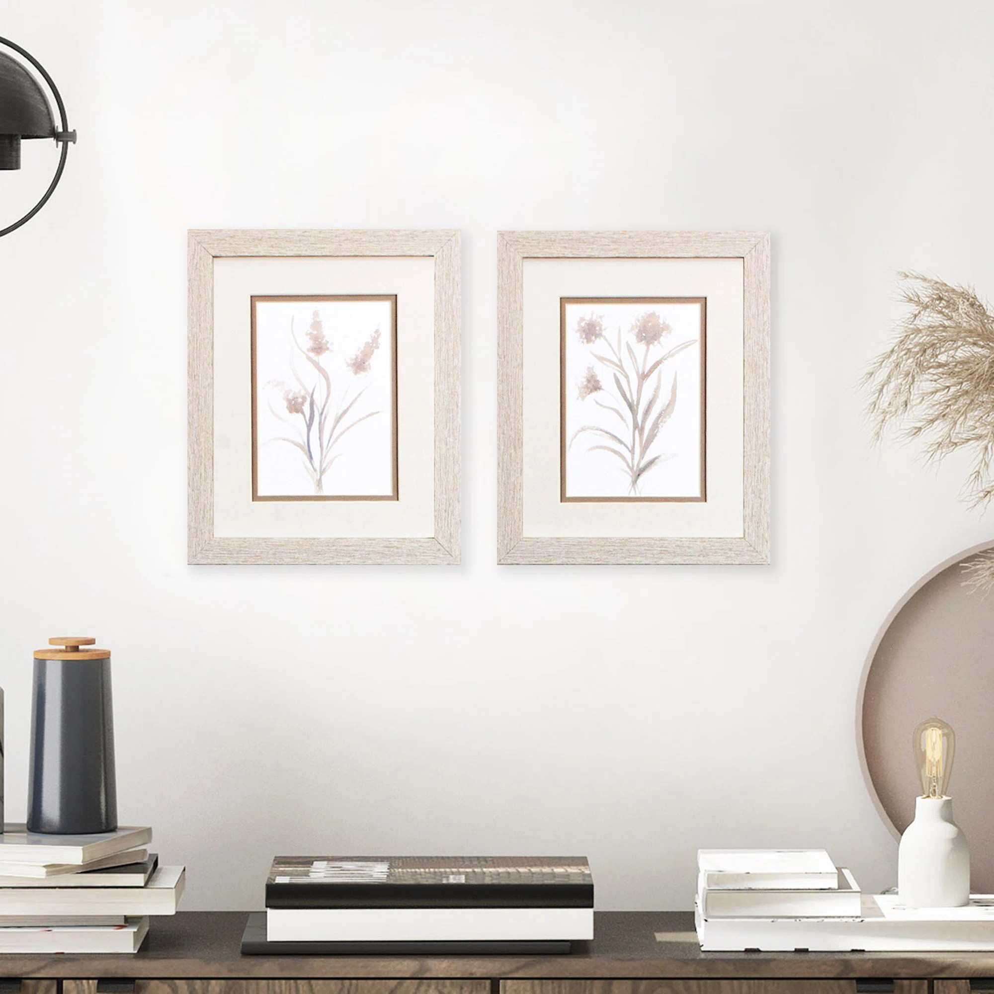 " Neutral Florals " by Medley 2 - Pieces | Wayfair North America