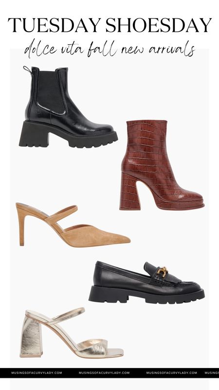 Tuesday shoesday- Dolce vote fall new arrivals!

Heels, booties, loafers, combat boots, kitten heels, metallic heels 

#LTKstyletip #LTKshoecrush #LTKSeasonal