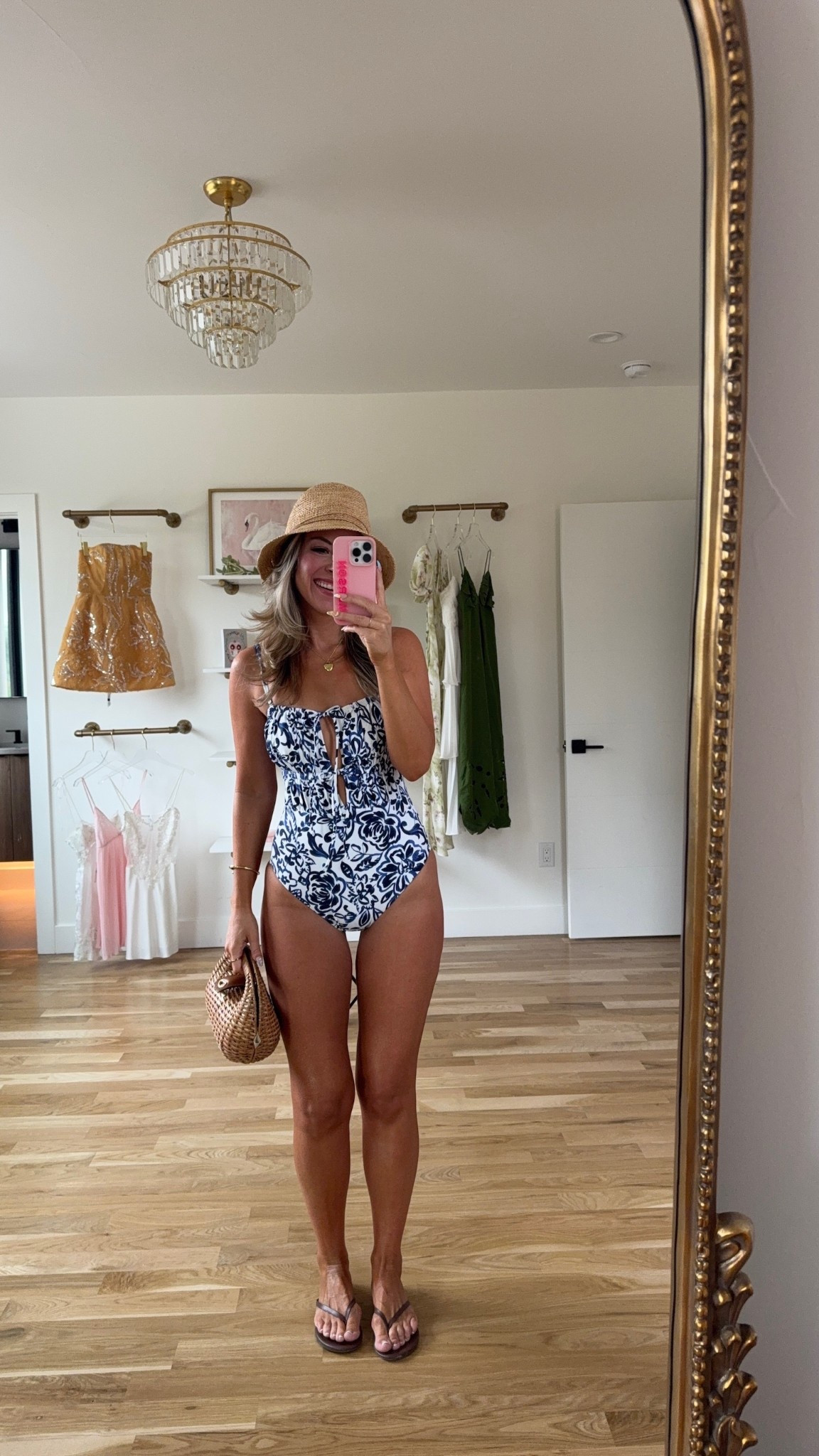Blue and white Walmart tie front one piece swimsuit 

Wearing an xs

Swimwear
One piece
Pool party
Beach day
Vacation
Resortwearr

#LTKFindsUnder50 #LTKSeasonal #LTKStyleTip