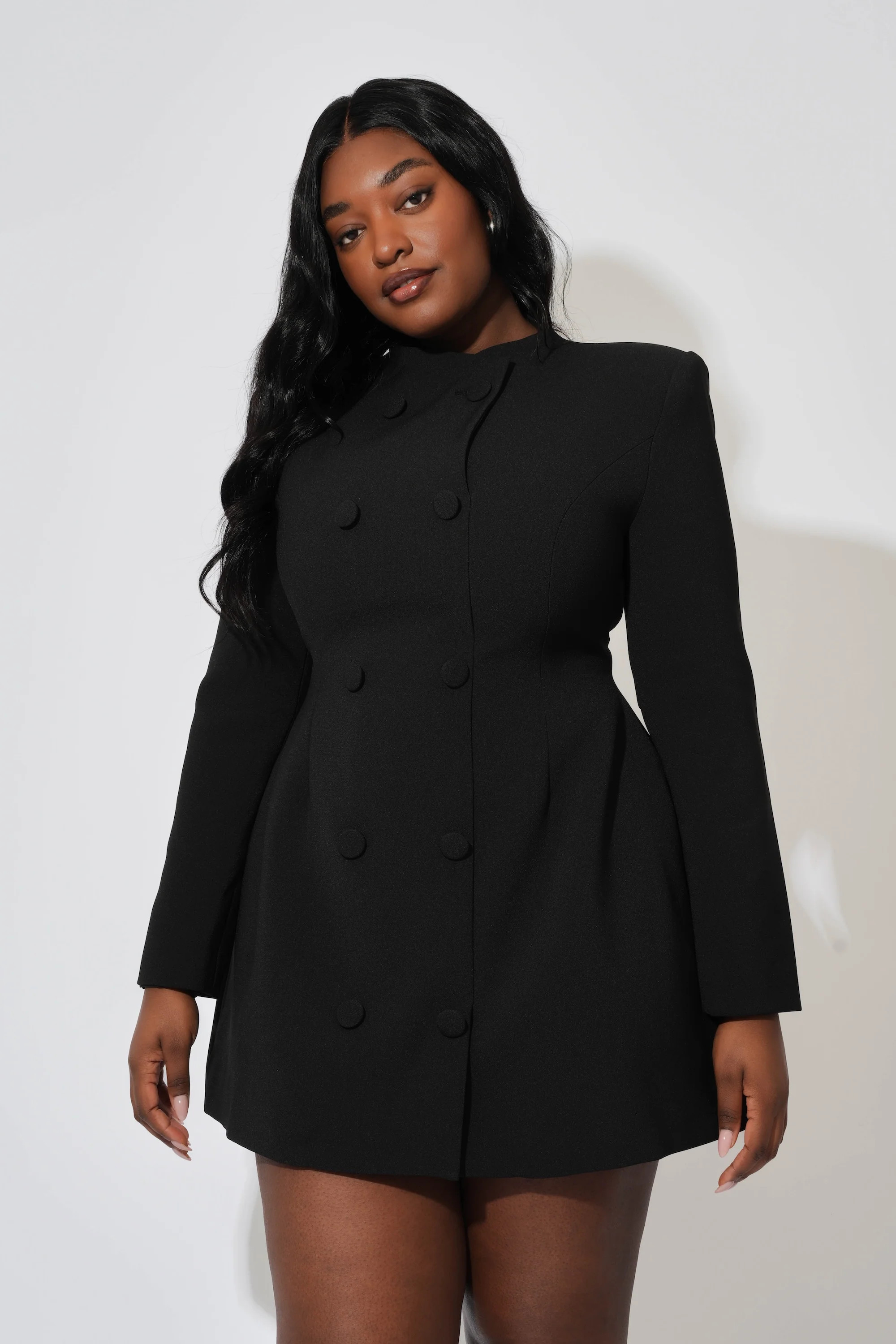 Button Mini Dress | Odd Muse