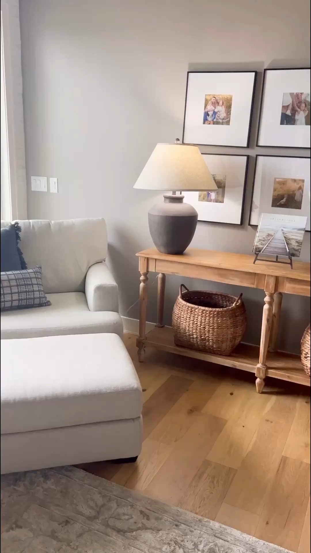 My new favorite chair! Fabric is sustain dursky ivory! 

#LTKStyleTip #LTKFamily

