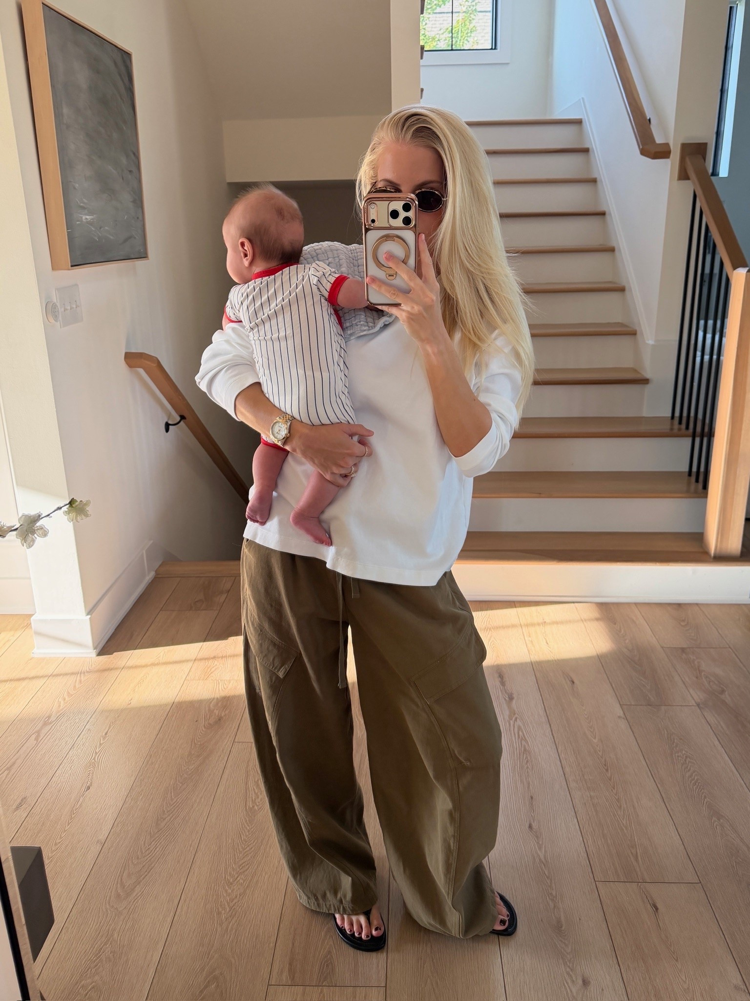 SIZE: med in top & bottoms, shoes run tts! #kathleenpost

Fall transition outfit, casual chic look, comfy chic outfit, postpartum look

#LTKootd #LTKdayinmylife #LTKBaby