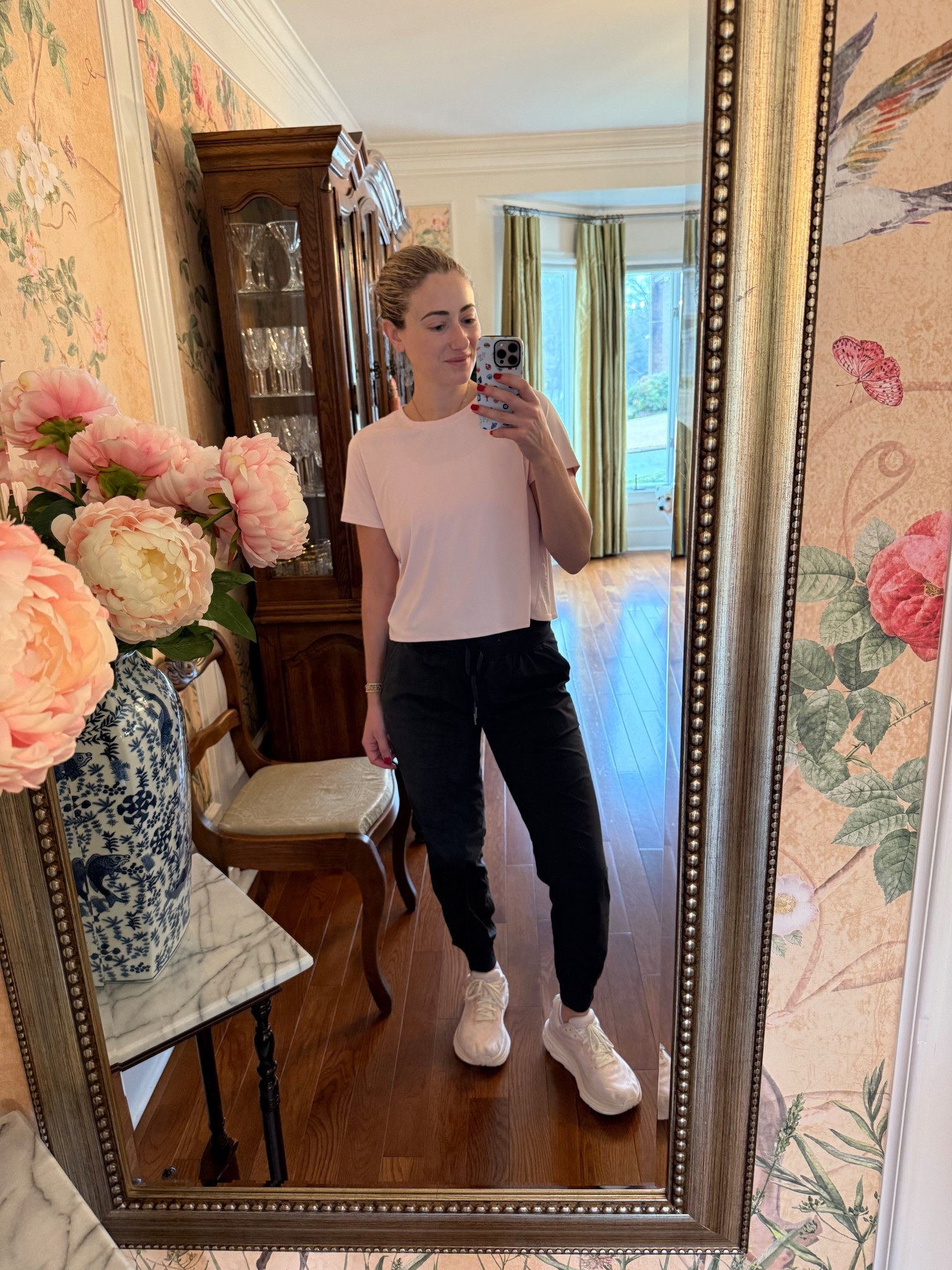 My go-to WFH uniform 🤍
When I’m working from home, comfort is non-negotiable but I still want to feel put together. These Lululemon joggers are unbelievably soft and comfy (truly the best), paired with an easy tee that’s such great quality for the price. Finished with my pink Hoka sneakers because they’re cute and supportive perfect for quick errands or a workout between meetings.

✨ Everything is linked here cozy, everyday staples you’ll actually wear.

#LTKgrwm #LTKFindsUnder50 #LTKootd