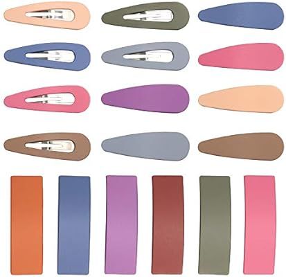 NLCAC 18 Pack Hair Clips for Women Styling Sectioning 2.8 Inch Large Nonslip Matte Snap Hair Clip... | Amazon (US)