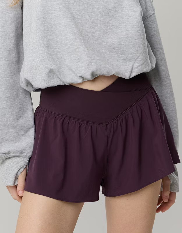 OFFLINE By Aerie Real Me Crossover Flowy Short | Aerie