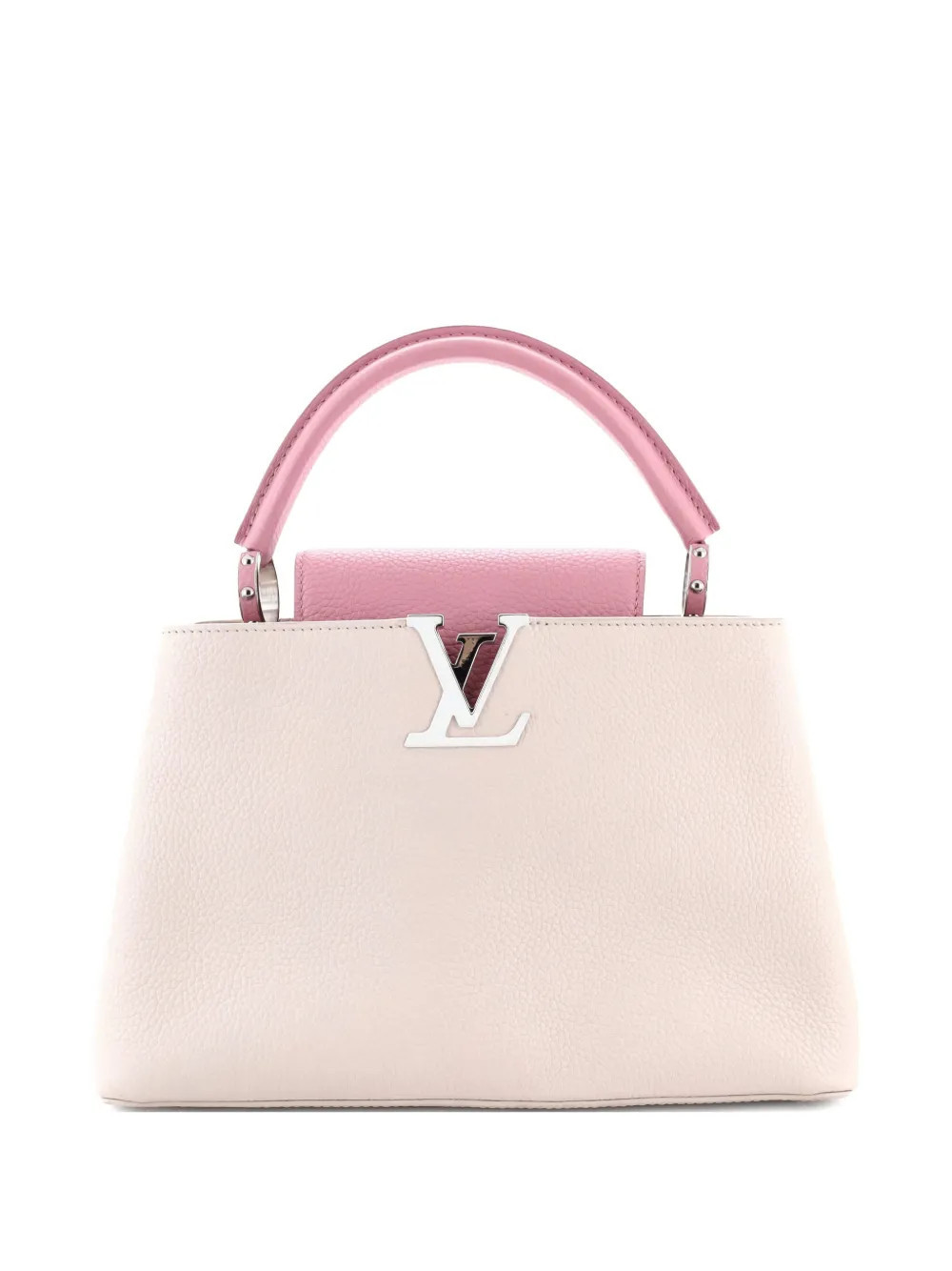 Louis Vuitton Pre-Owned Capucines Bag Leather PM satchel - Neutrals | Farfetch Global
