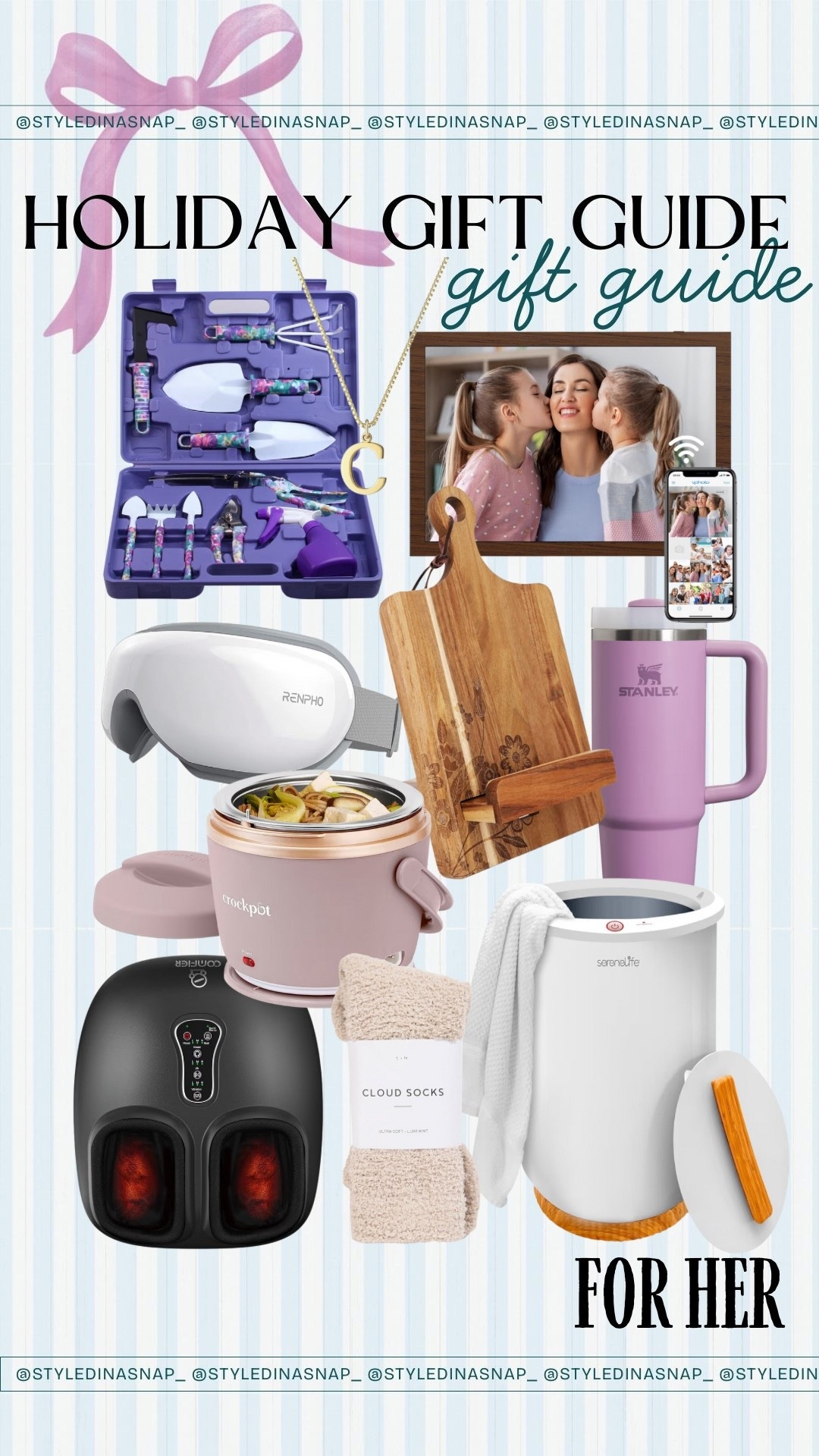 Gift season is here 🎁✨ For Her✨
Follow @styledinasnap_ for affordable Amazon gift guides for everyone on your list! 💕
Comment “SHOP” below and I’ll send you all the gift guide links! 🎁

#holiday #giftguide #giftfuideforher #amazonfinds #amazonfashion #holidaygifts

#LTKStyleTip #LTKHoliday #LTKGiftGuide