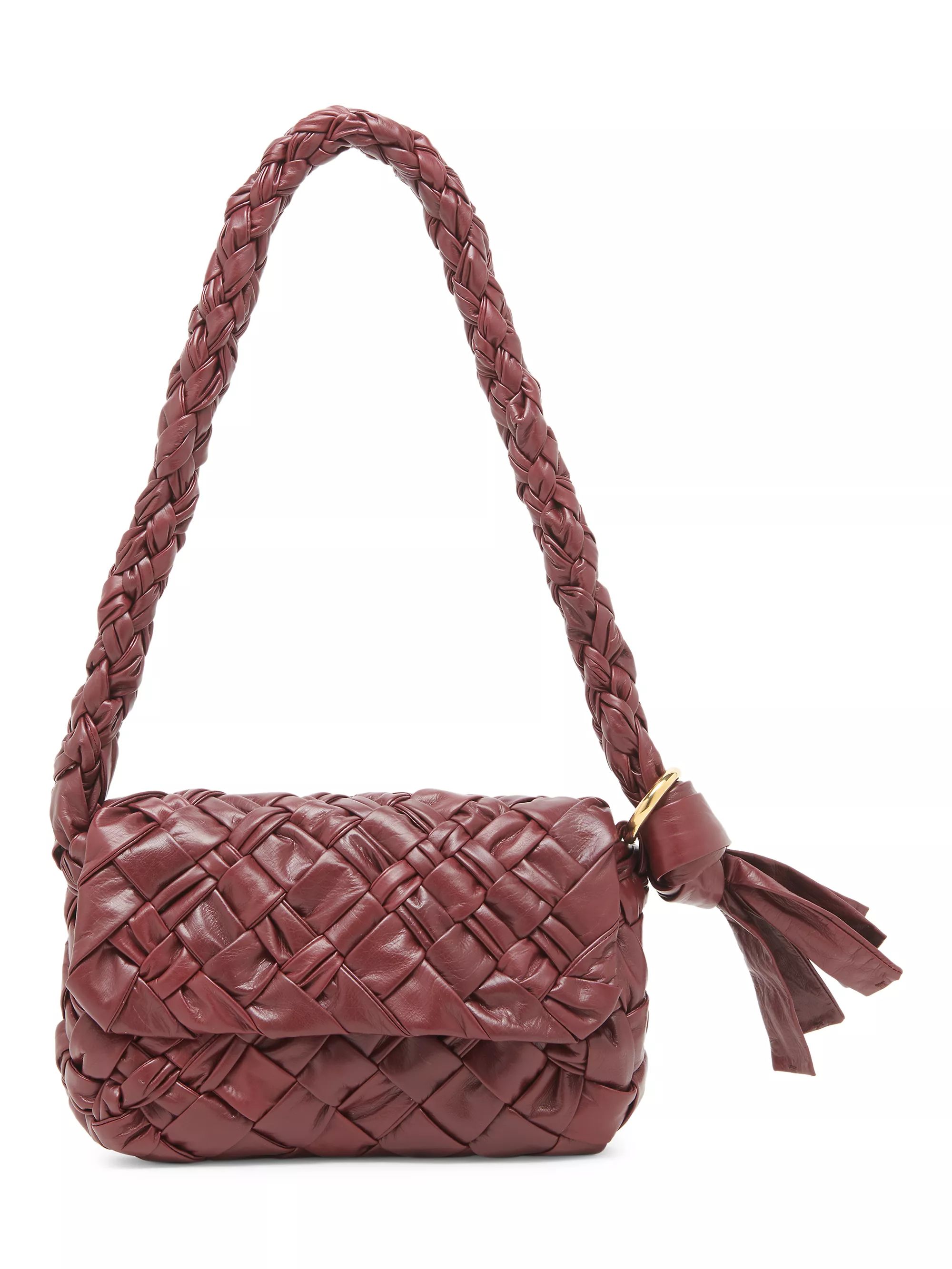 Shop Bottega Veneta Città Intrecciato Leather Shoulder Bag | Saks Fifth Avenue | Saks Fifth Avenue