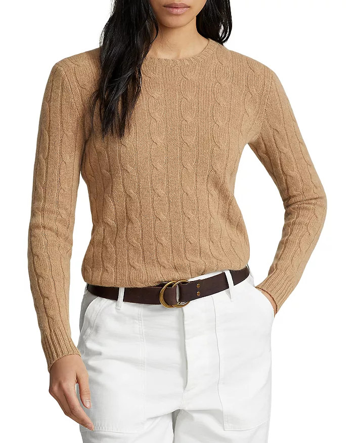 Cable Knit Cashmere Sweater | Bloomingdale's (US)