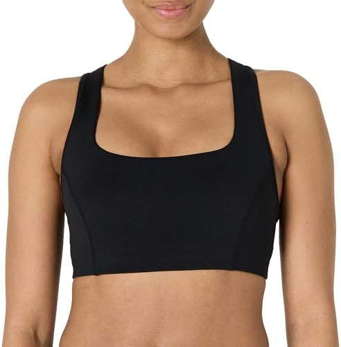 Amazon Essentials Womens Active FormFlex Buttery Soft Light Support Square Neck Racerback Sports ... | Amazon (US)