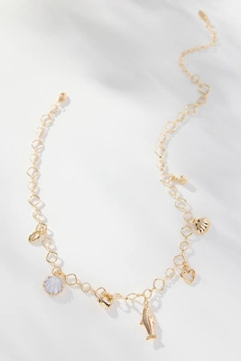 Nautical Charm Cluster Necklace | Anthropologie (US)