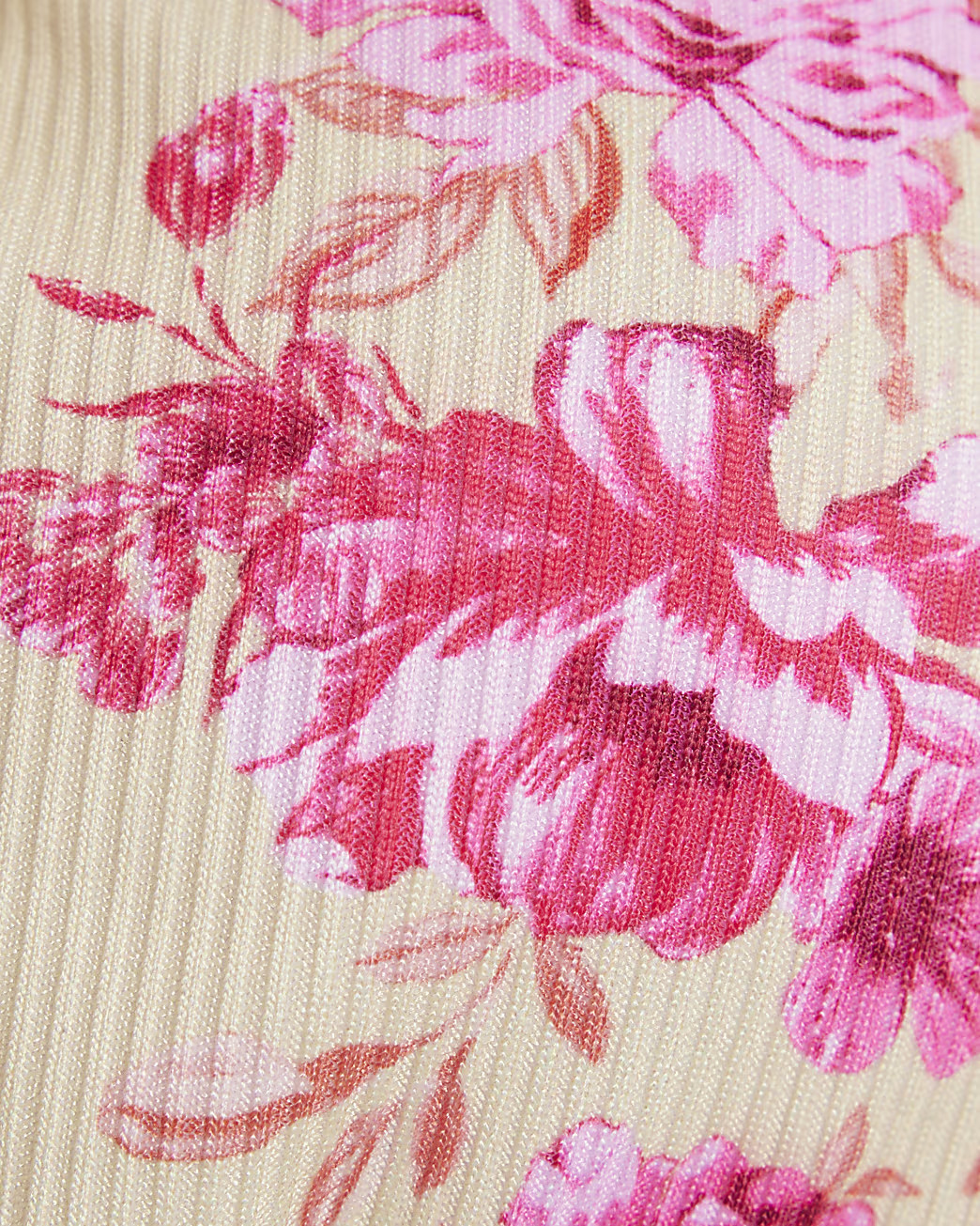 Yellow Ditsy Floral Print Frilled Bikini Top | River Island UK & IE