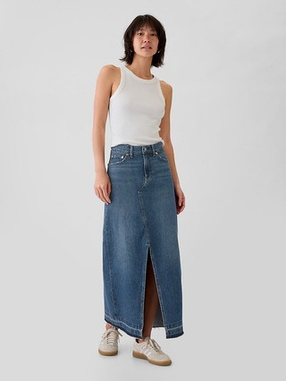Denim Maxi Skirt | Gap (CA)