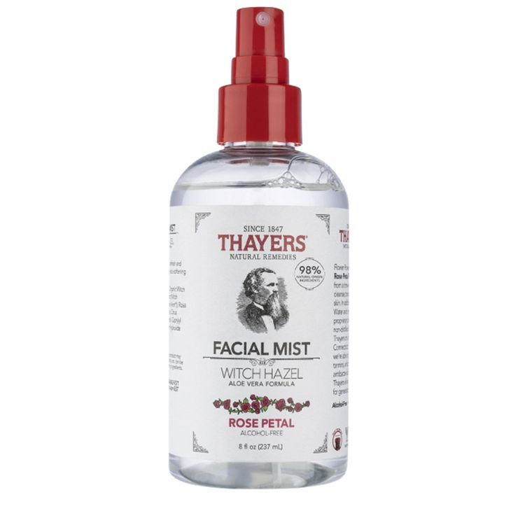 Thayers Natural Remedies Witch Hazel Alcohol Free Toner Facial Mist - Rose -  8 fl oz | Target