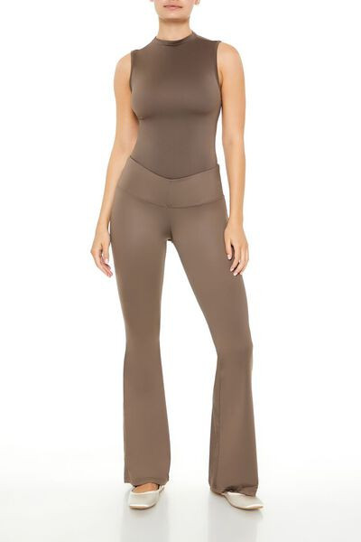 Seamless Mock Neck Thong Bodysuit | Forever 21