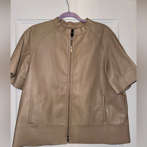 Lafayette short sleeve leather jacket | Poshmark