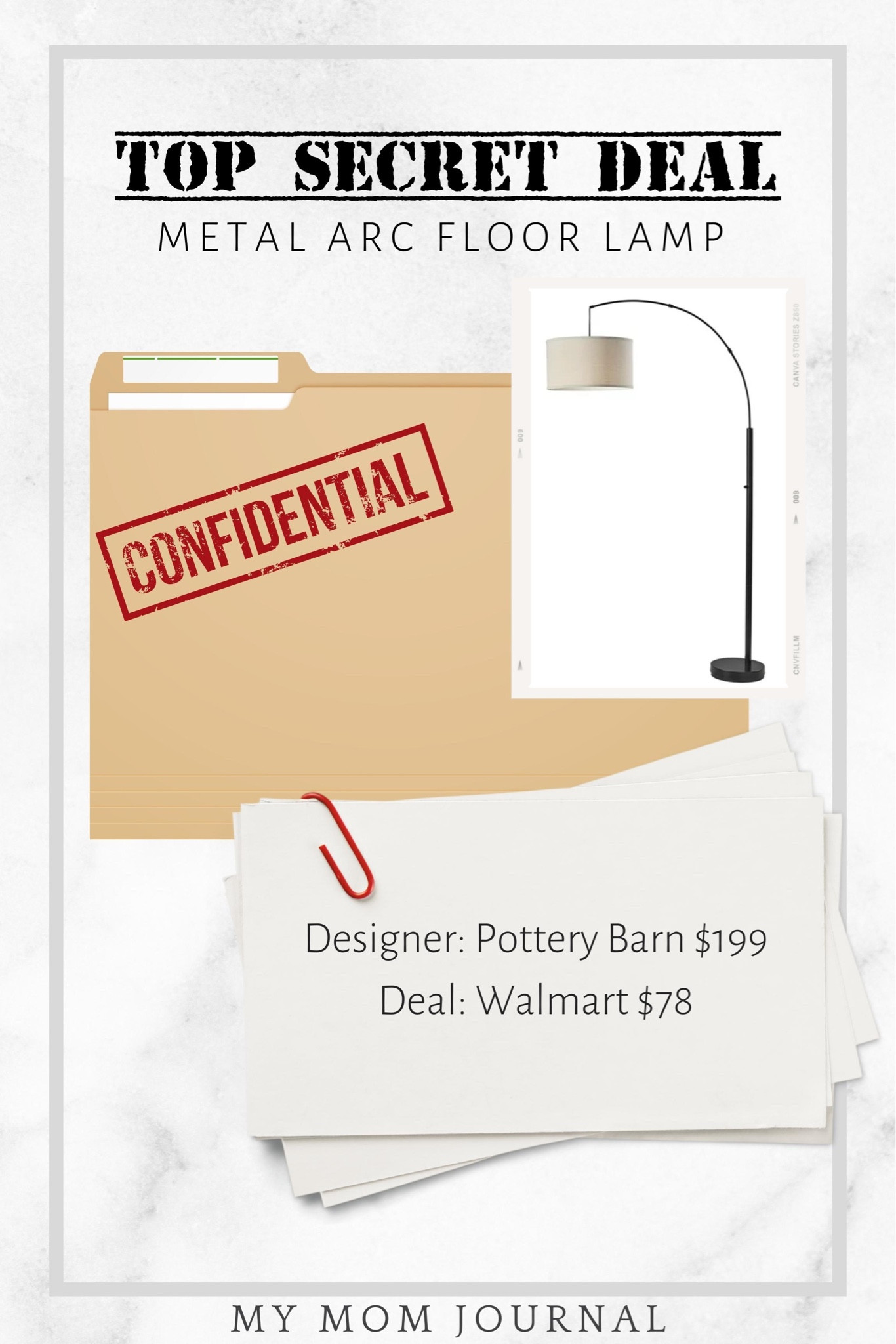 My new series of deals I am calling “Top Secret Deal”! I’m finding all the best items for the cheapest price. 

Can you believe this same lamp sells for over $100 less at Walmart than at Pottery Barn?! You don’t have to pay more to have a cozy home!

#LTKhome #LTKsalealert #LTKunder100