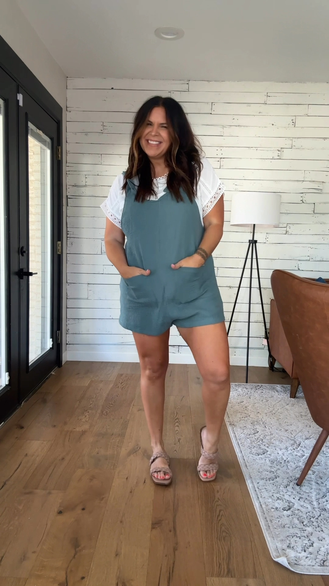 Cutest tee to pair with all your rompers this summer! Perfect if you don’t like showing your arms. 

Tee: XL
Romper: XL
Sandals: TTS


#LTKFindsUnder50 #LTKStyleTip #LTKMidsize