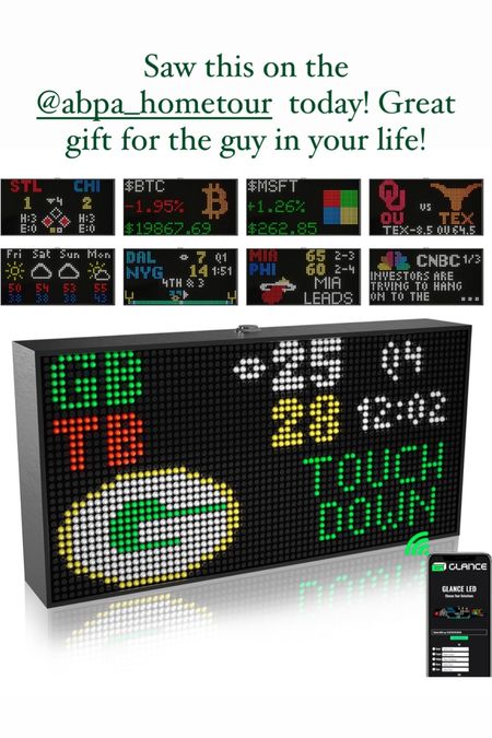 Digital clock that shows game scores !

#LTKGiftGuide #LTKkids #LTKmens