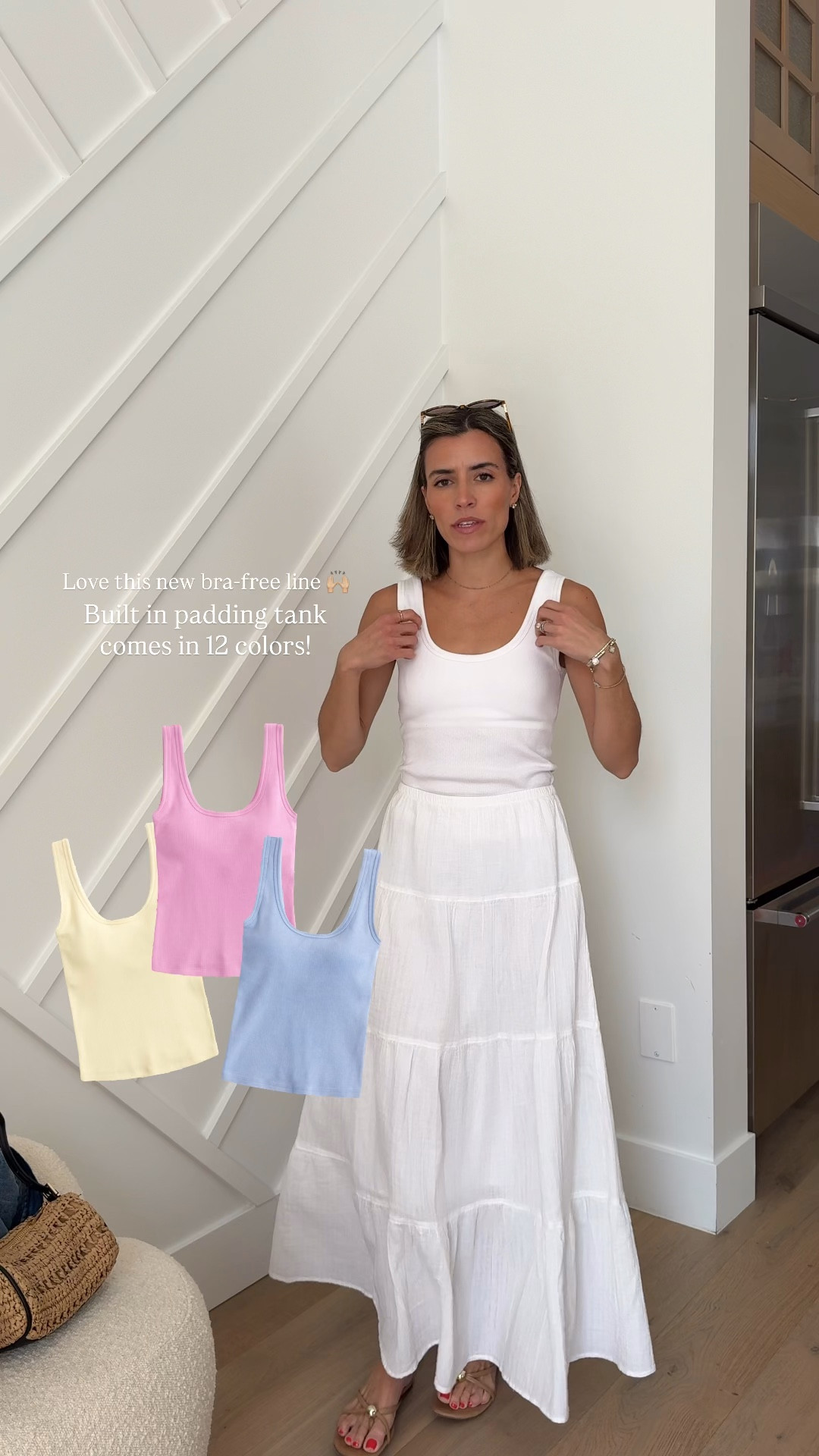 Tank size small 
Skirt linking similar 