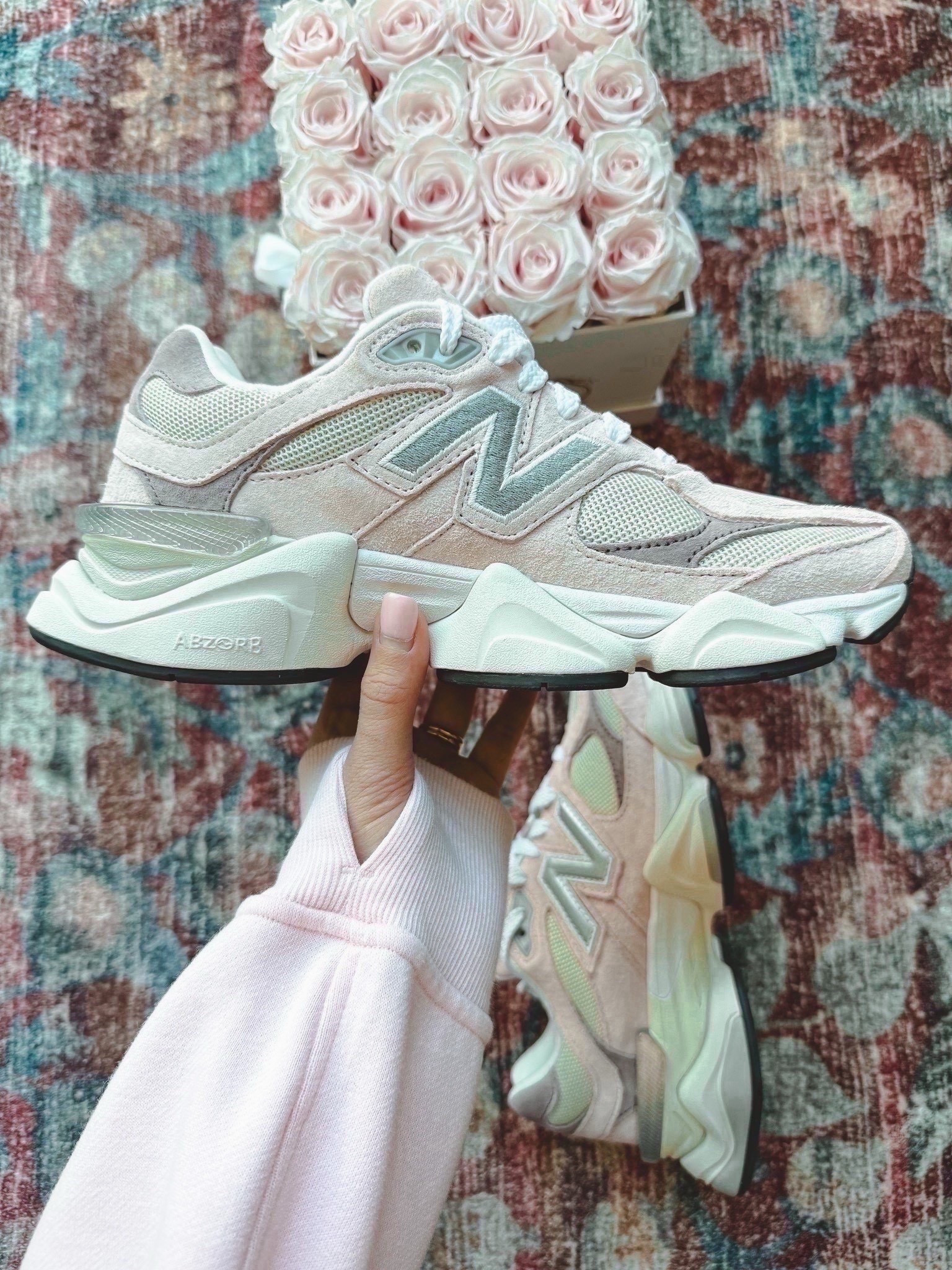 New balance 9060 omg I am obsessed with this pink!!!!! Got my normal size (make sure you get the women’s size since they are unisex) and they fit perfect

 



#LTKGiftGuide #LTKSeasonal #LTKHoliday